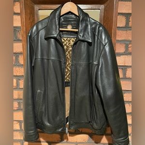 Marc New York Men’s XL Black Leather Jacket